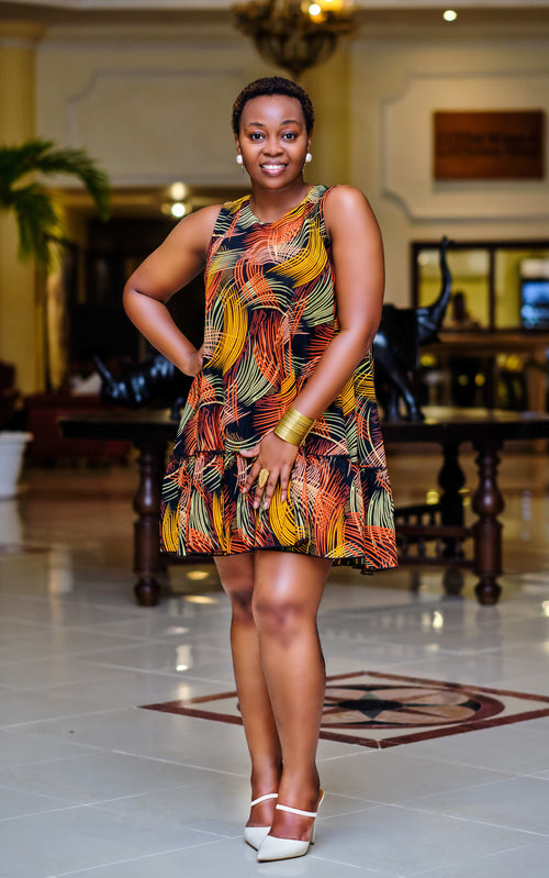 Gillian Nyasi African Short Dress