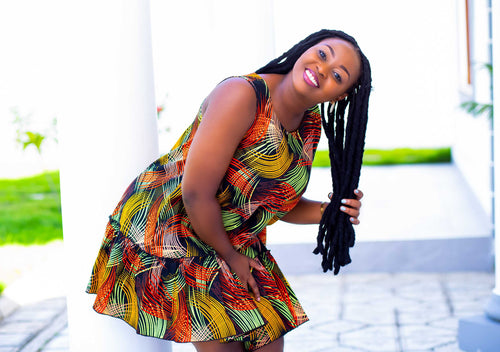 Gillian Nyasi African Short Dress