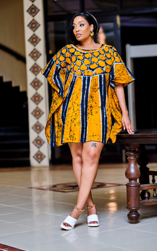 Penina African Short Dress