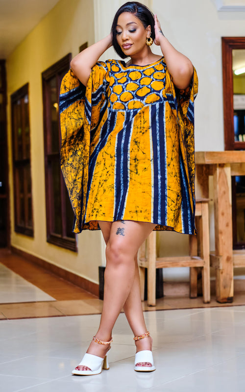 Penina African Short Dress