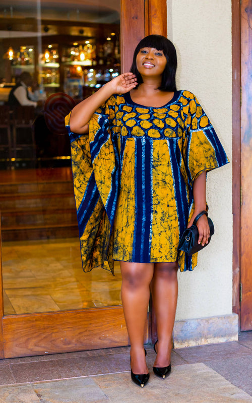 Penina African Short Dress
