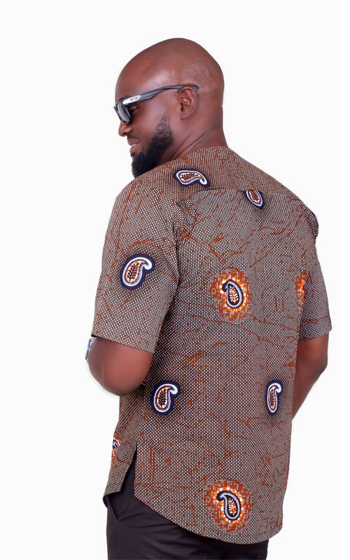 Lugano African print shirt