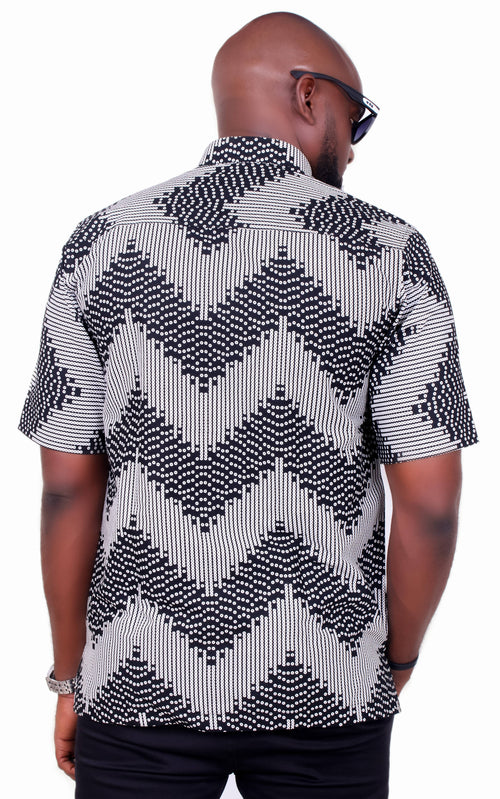 Davis African Print Shirt