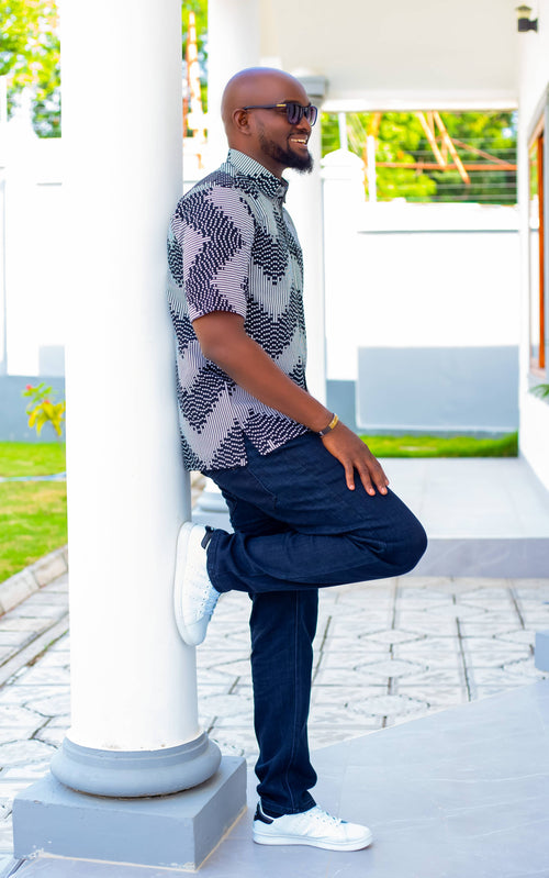 Davis African Print Shirt