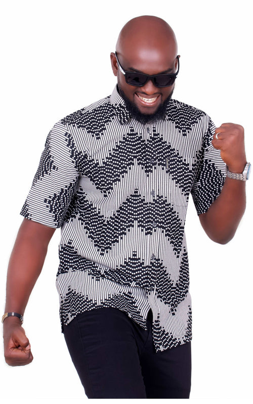 Davis African Print Shirt