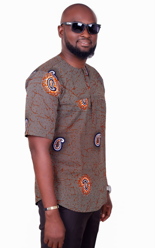 Lugano African print shirt